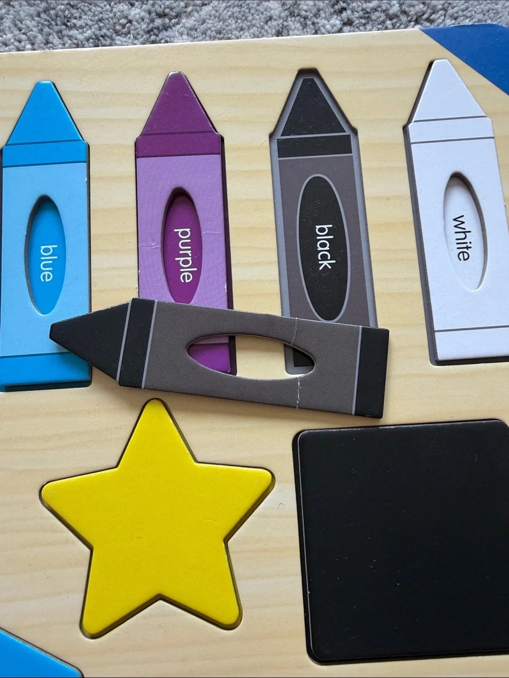 The Learning Journey Wooden Colors & Shapes Puzzle - Multicolor